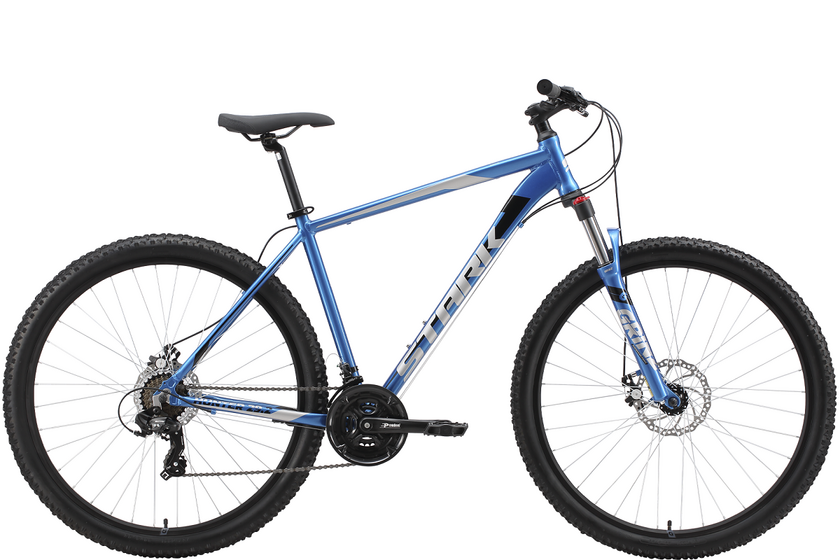 Велосипед Stark'23 Hunter 29.2 D синий/черный/серебристый 18"