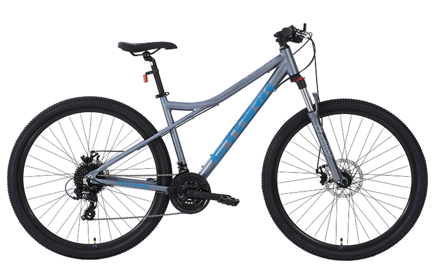 Велосипед Stark'25 Slash 29.1 D серебристый металлик/синий XL/22"(М)