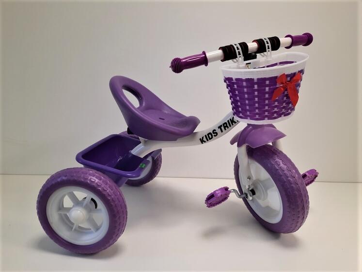 Велосипед трехколесный XEL-568  фиолетовый  KT-033  ( 6 шт в кор.)