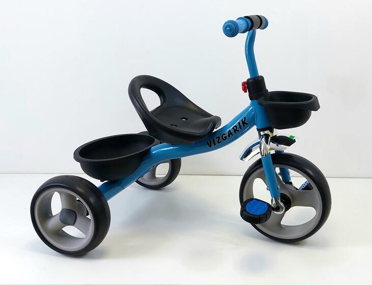 Велосипед трехколесный TM VIZGARIK XEL-020 синий KT-050  ( 5 шт в кор.)