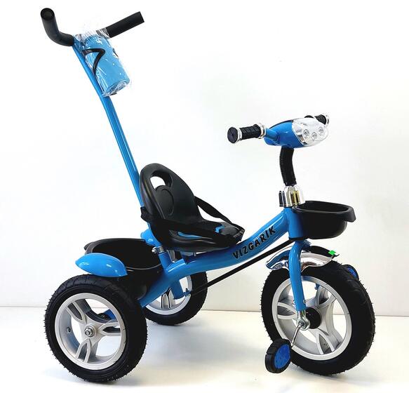 Велосипед трехколесный TM VIZGARIK XEL-109 синий KT-008  ( 4 шт в кор.)
