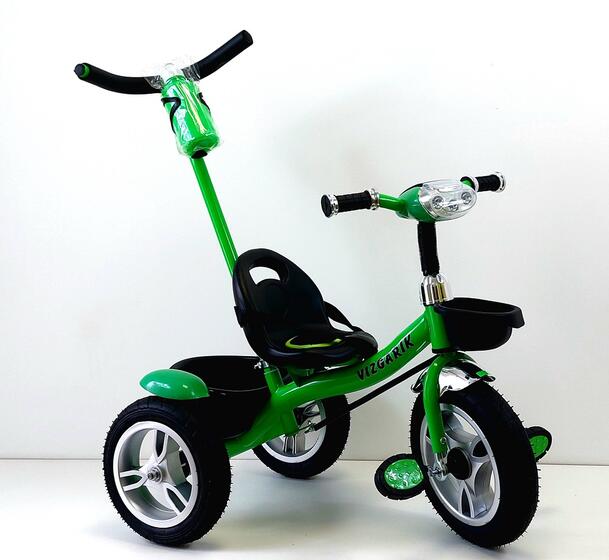 Велосипед трехколесный TM VIZGARIK XEL-109 зеленый KT-008  ( 4 шт в кор.)