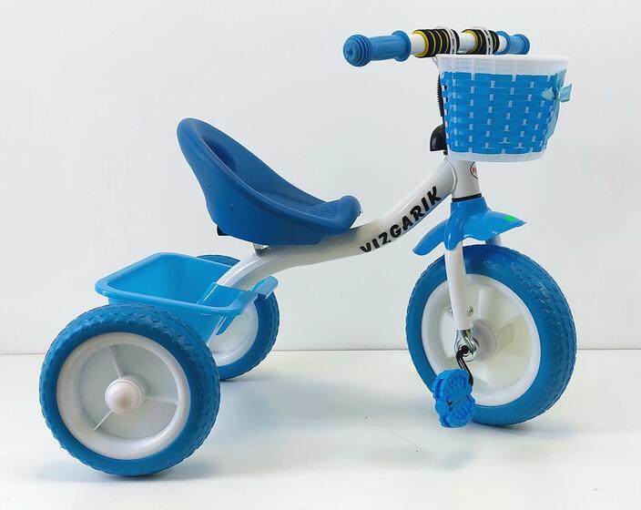 Велосипед трехколесный TM VIZGARIK XEL-568 синий KT-033  ( 5 шт в кор.)