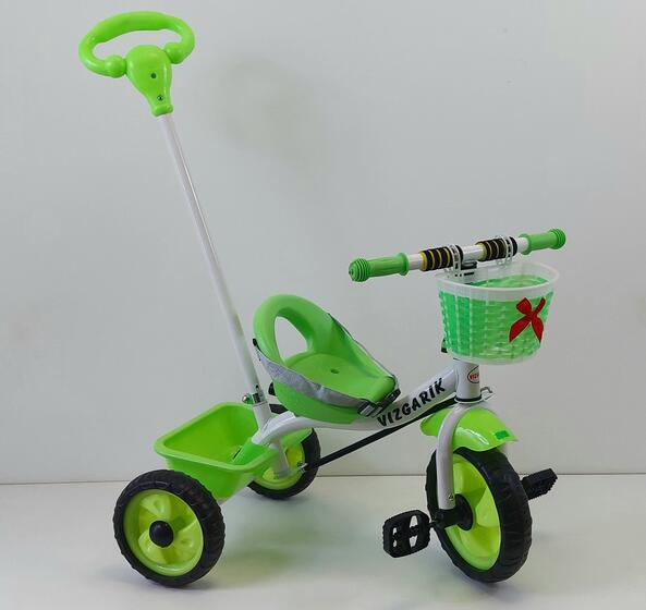 Велосипед трехколесный TM VIZGARIK XEL-568Т зеленый KT-014  ( 6 шт в кор.)