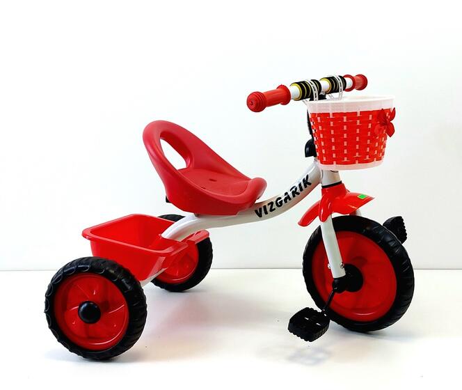 Велосипед трехколесный TM VIZGARIK XEL-578 красный  KT-031  ( 6 шт в кор.)