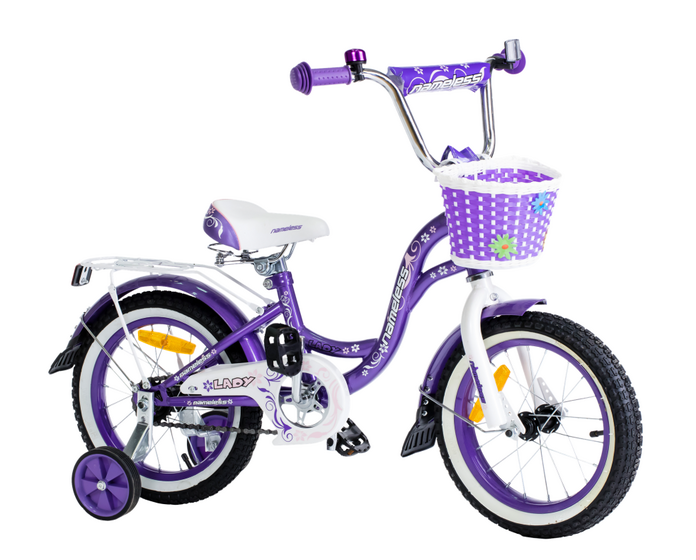 Велосипед 14 Nameless LADY фиолетовый/белый