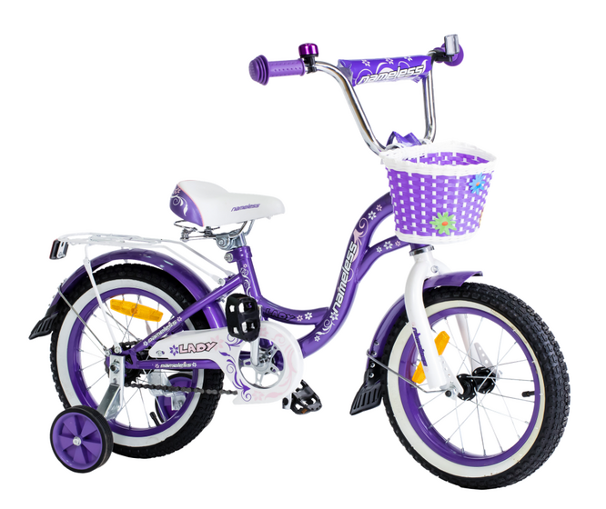 Велосипед 16 Nameless LADY фиолетовый/белый