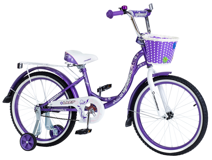 Велосипед 18 Nameless LADY фиолетовый/белый