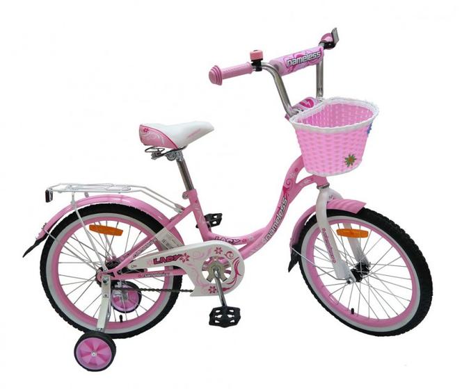 Велосипед 18 Nameless LADY розовый/белый