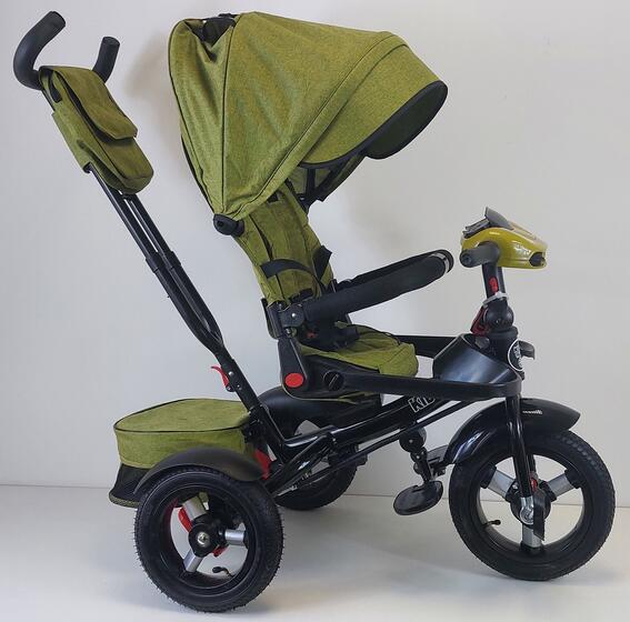 Велосипед трехколесный  для детей TM KIDS TRIKE, 6088 А12M Yellow (земляной)