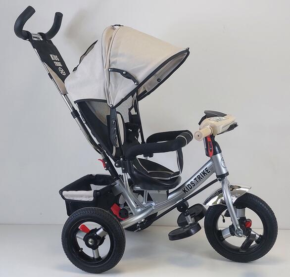 Велосипед трехколесный  для детей TM KIDS TRIKE, А12M хаки (Grey)