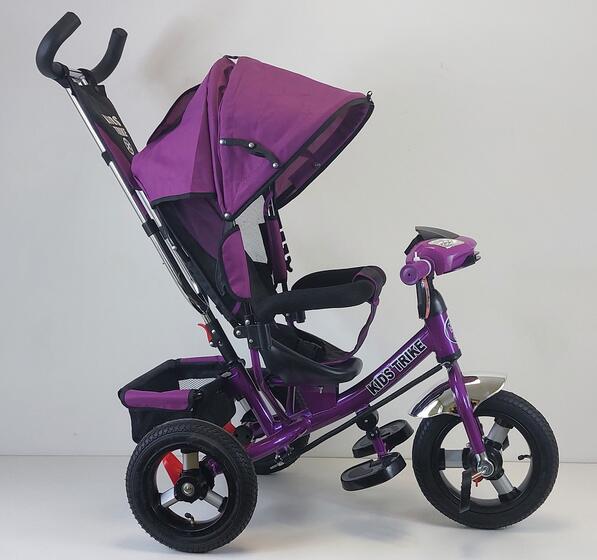 Велосипед трехколесный  для детей TM KIDS TRIKE, А12M фиолетовый (Purple) 