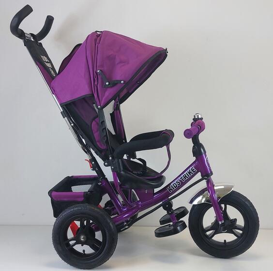 Велосипед трехколесный  для детей TM KIDS TRIKE, C12 фиолетовый (Purple) 