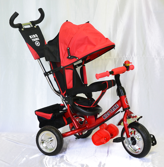 Велосипед трехколесный  для детей TM KIDS TRIKE, E10 красный (Red)