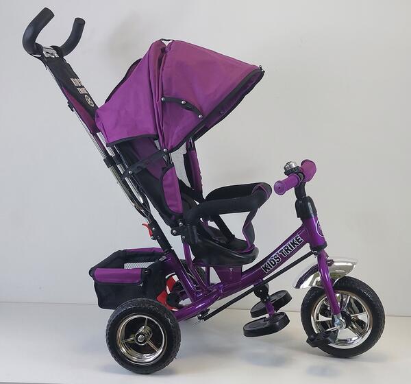 Велосипед трехколесный  для детей TM KIDS TRIKE, E10 фиолетовый (Purple) 