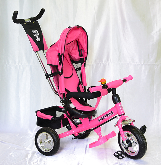 Велосипед трехколесный  для детей TM KIDS TRIKE, E10 розовый (Pink)