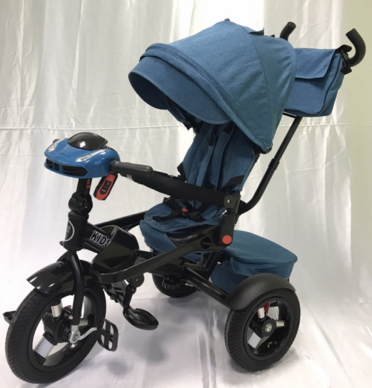 Велосипед трехколесный  для детей TM KIDS TRIKE, 6088 А12M Blue синий  1