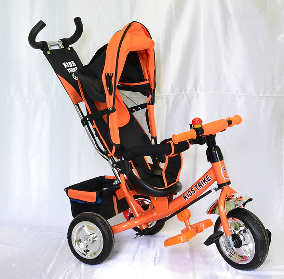 Велосипед трехколесный  для детей TM KIDS TRIKE, E10 оранжевый (Orange)