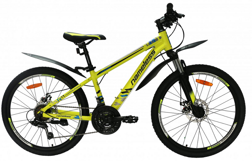 Велосипед 24" NAMELESS J4100D желтый/синий