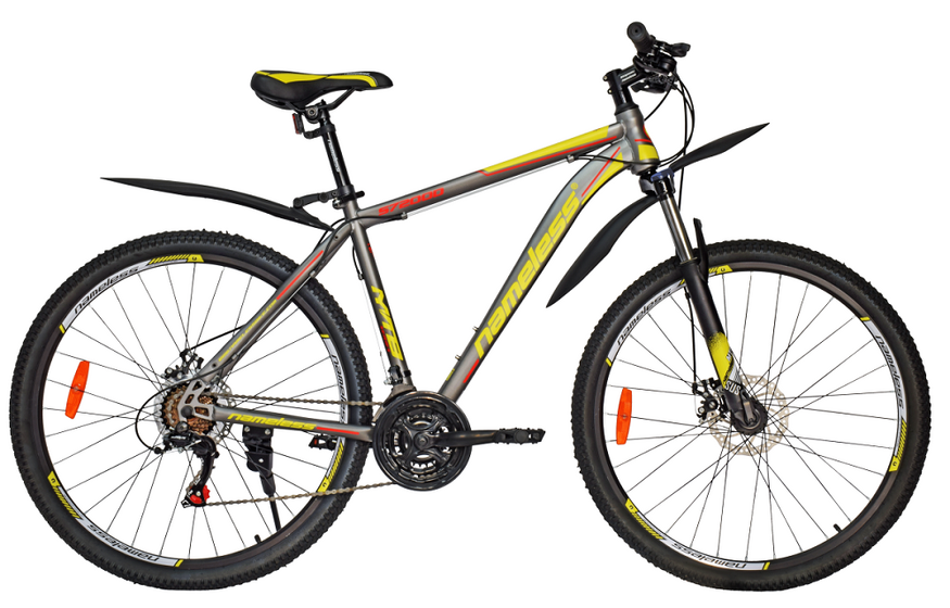 Велосипед 27,5" NAMELESS S7200D серый /оранжевый 19"