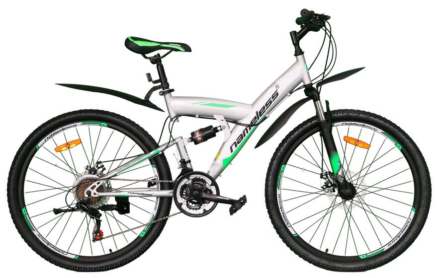Велосипед 26" NAMELESS V6200D  серый/зеленый