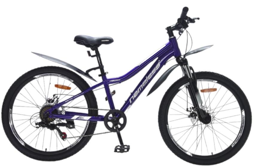 Велосипед 24" NAMELESS J4200DW  фиолетовый 12"