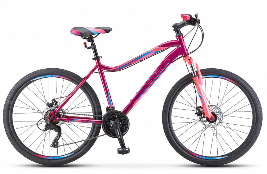Велосипед Miss-5000 MD 26"(18" Вишнёвый/розовый), арт. V020