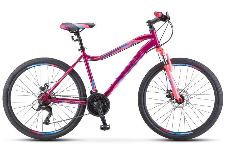 Велосипед Miss-5000 MD 26"(16" Вишнёвый/розовый), арт. V020