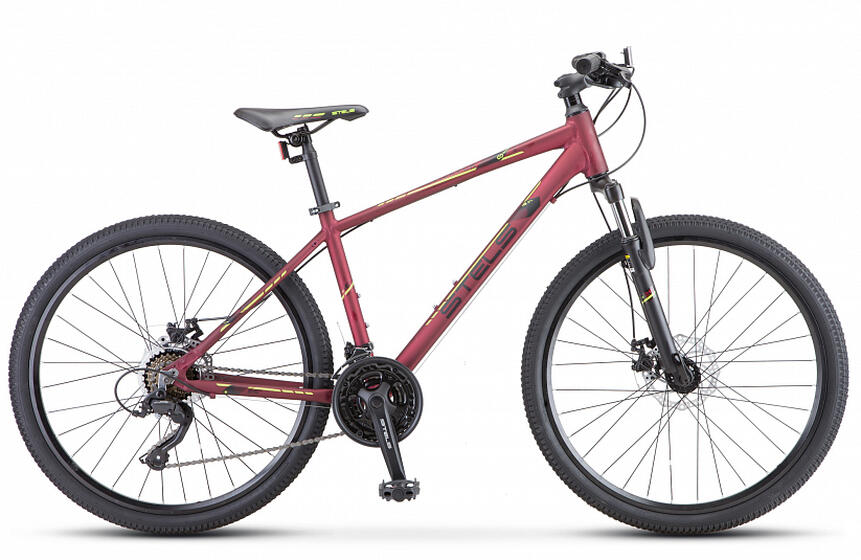Велосипед Navigator 590 MD (18" Бордовый/салатовый), арт. K010