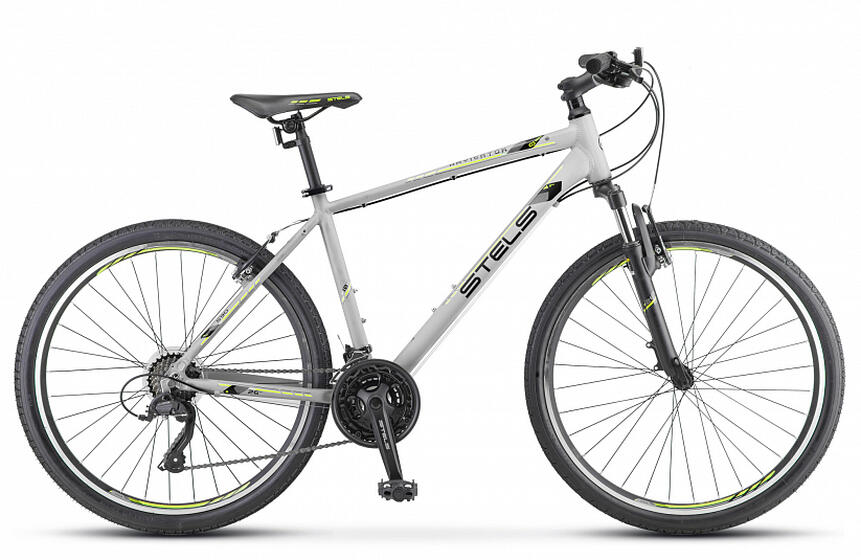 Велосипед Navigator 590 V 26" (20" Серый/салатовый), арт. K010