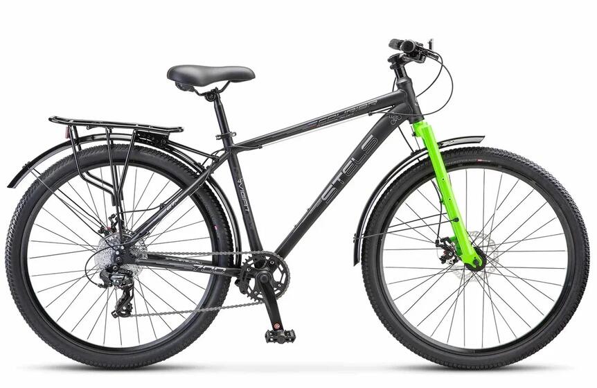 Велосипед STELS Navigator 700 27.5MD 17,5" КУРЬЕР Черный матовый Z010 M