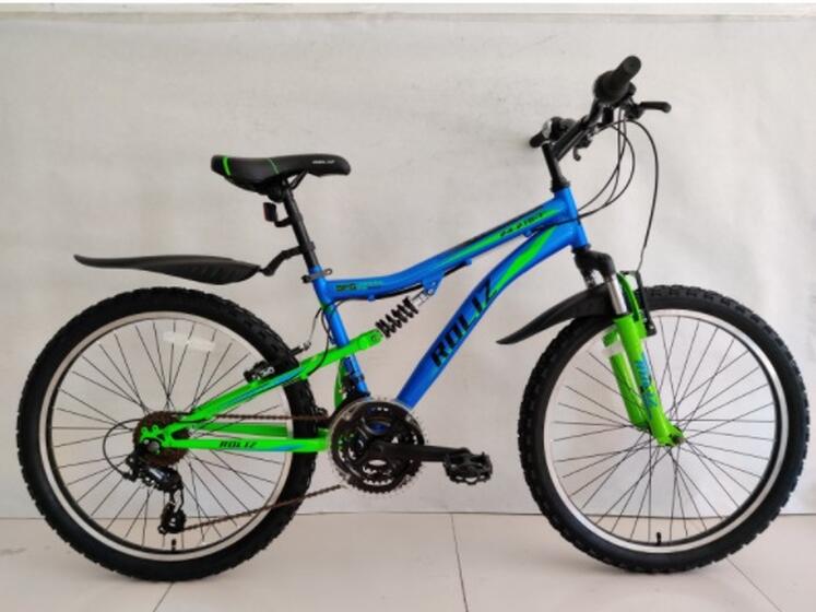 Велосипед  ROLIZ 24-216-1 син-зеленый