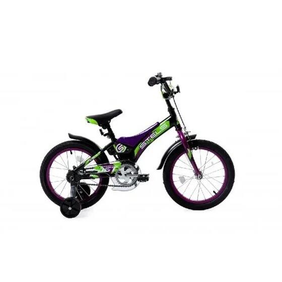 Велосипед 14" Jet ( 8,5" Черный/фиолетовый) арт.Z010
