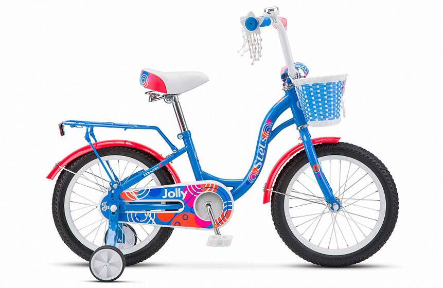 Велосипед 16" Jolly  9.5" Синий арт.V010