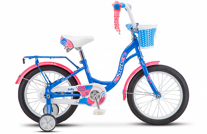 Велосипед 16" Jolly  (9,5" Синий )  арт.V010