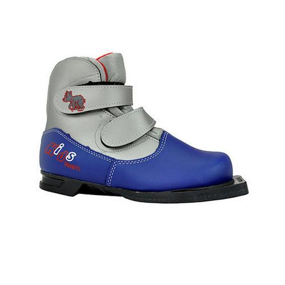 Ботинки лыжные NN75 Kids сине-серебряный р.38