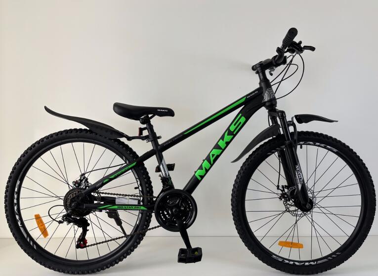 Велосипед двухколесный для взрослых ТМ MAKS, MAKS MD 24-13 BLACK/GREEN