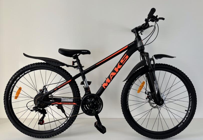 Велосипед двухколесный для взрослых ТМ MAKS, MAKS MD 24-13 BLACK/ORANGE