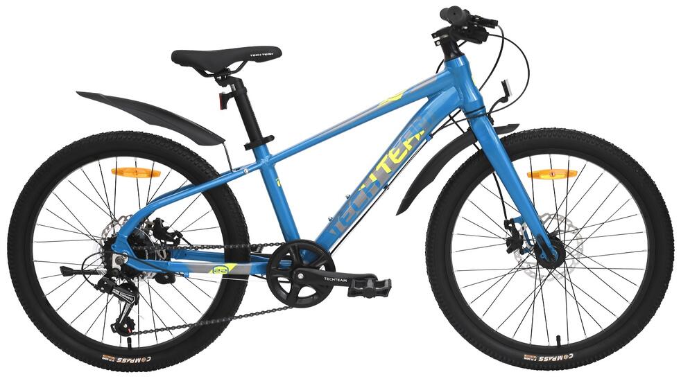 Велосипед Tech Team Neon 24"х 13" синий 2024