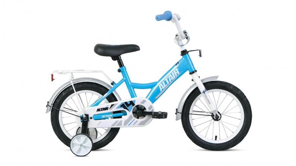 велосипед ALTAIR KIDS 14 (14'' 1ск) бирюзовый / белый, RBKT0LNF1007