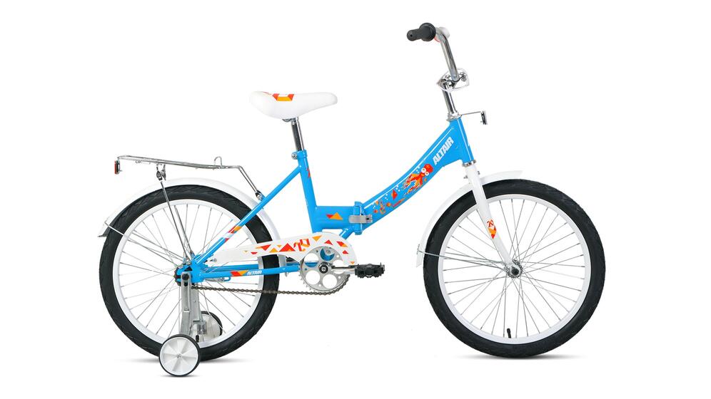 Велосипед ALTAIR KIDS 20 Compact (20" 1 ск. рост 13 скл,")голубой