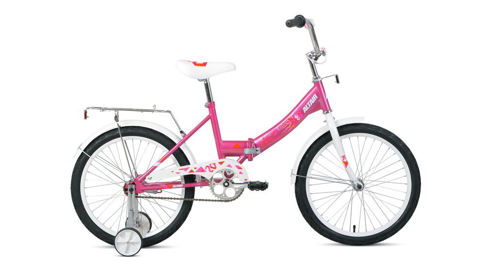 Велосипед ALTAIR KIDS 20 Compact (20" 1 ск. рост 13 скл,"), розовый RBKT05N01003