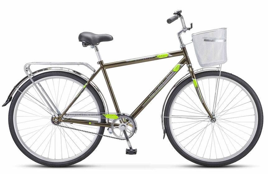 Велосипед Navigator 300 С Gent  Оливковый арт.Z011 с корзиной внутри