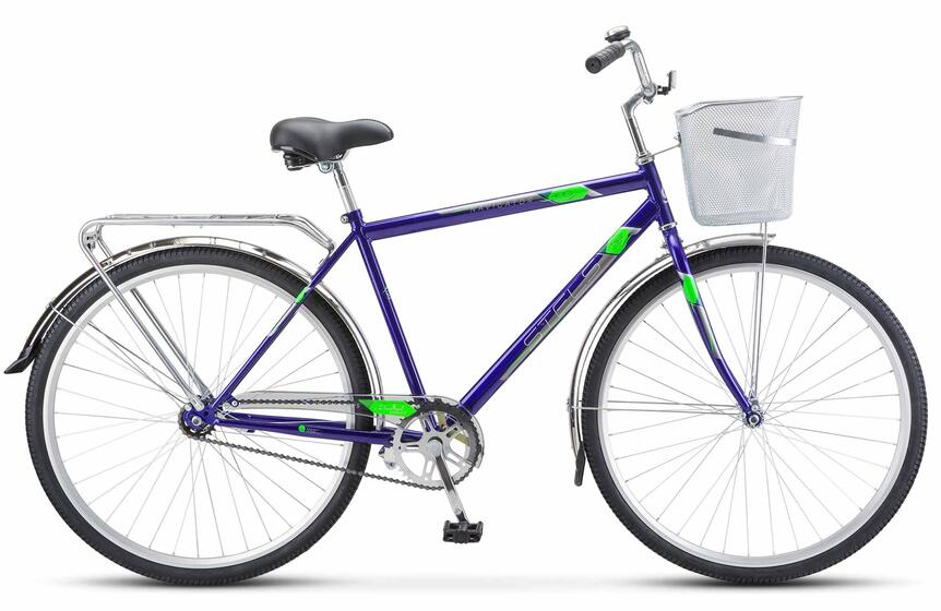 Велосипед Navigator 300 С Gent Темно-синий арт.Z011 с корзиной внутри