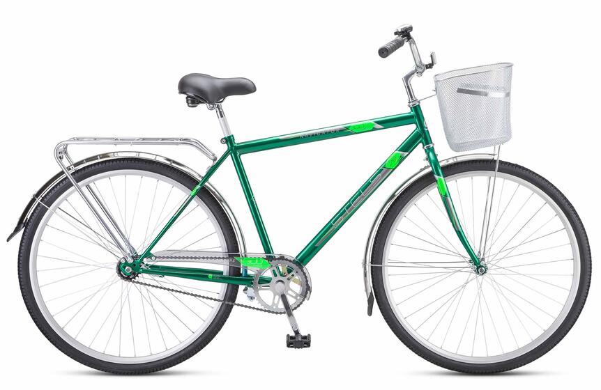 Велосипед Navigator 300 С Gent Темно-зеленый арт.Z011 с корзиной внутри