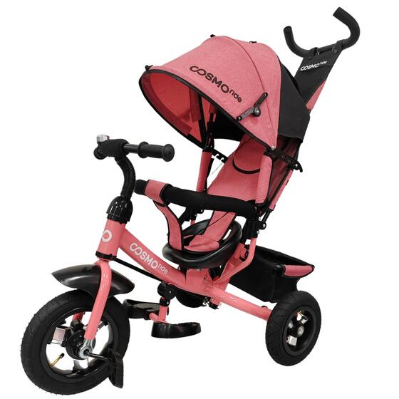 Велосипед 3-колесный  COSMORIDE MX-02PK, розовый с фарой