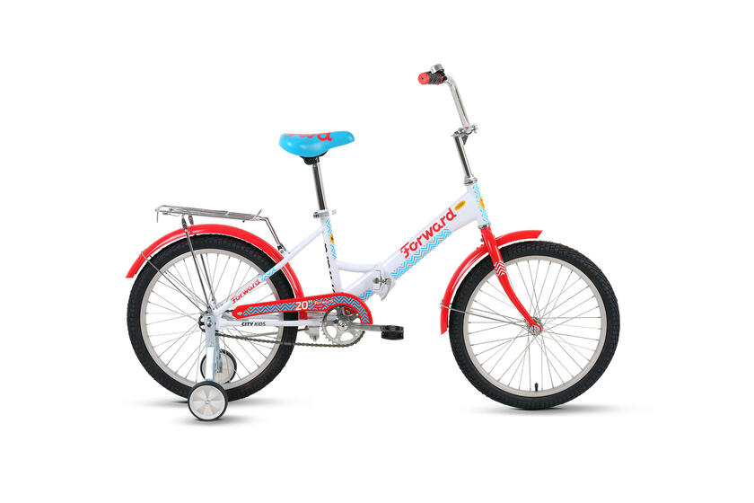 Велосипед FORWARD TIMBA 20 (20" 1 ск. рост. 13") 2020-2021, белый, 1BKW1C201003