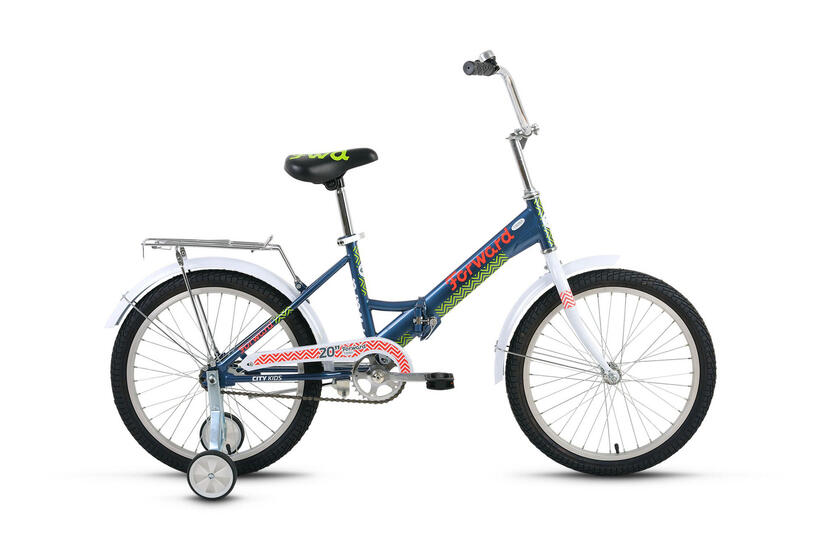 Велосипед FORWARD TIMBA 20 (20" 1 ск. рост. 13") 2020-2021, синий, 1BKW1C201002