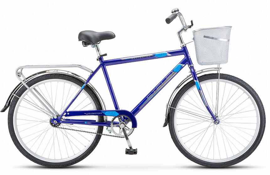 Велосипед Navigator 200 С Gent (19" Синий), корзина внутри 2024г
