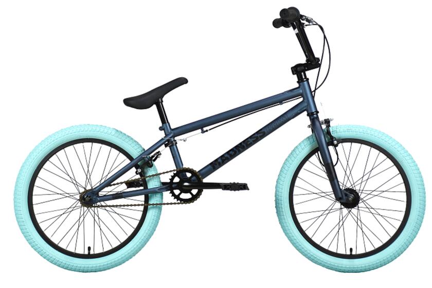 Велосипед Stark'22 Madness BMX 1 темно-синий/черный/голубой